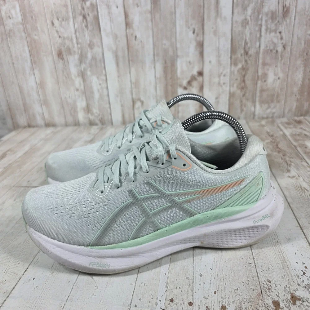 ASICS GEL-Kayano 30 Women Running Shoes Mint Green 1012B357 Size 9 US